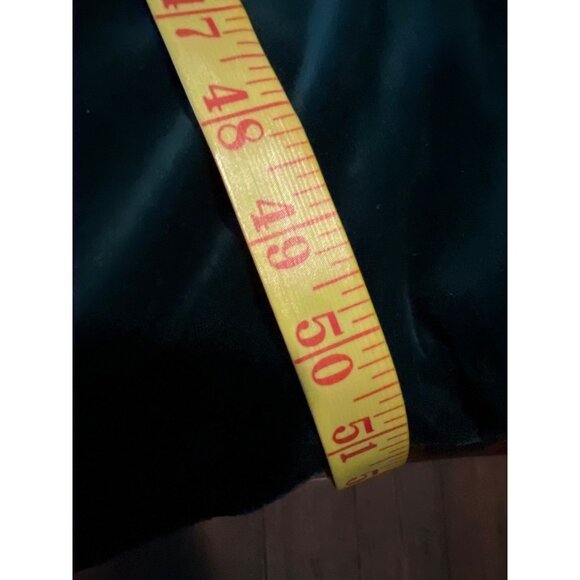 Vintage Jasmine Rose XL Womens Green Velvet Robe Full Zip - Picture 5 of 7